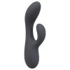 le Wand Soft Rabbit - 2 motoros csiklókaros vibrátor (fekete)