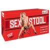 THE BANGER - Ultimate Sex Stool szexszék élethű dildóval (fekete)