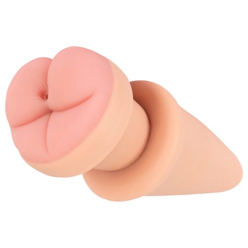 Nature Skin - anál plug és péniszköpeny (natúr)