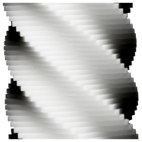 TENGA 3Dx Spiral - spirál mintás maszturbátor (fehér)