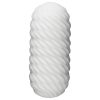 TENGA 3Dx Flow - hullámos mintás maszturbátor (fehér)