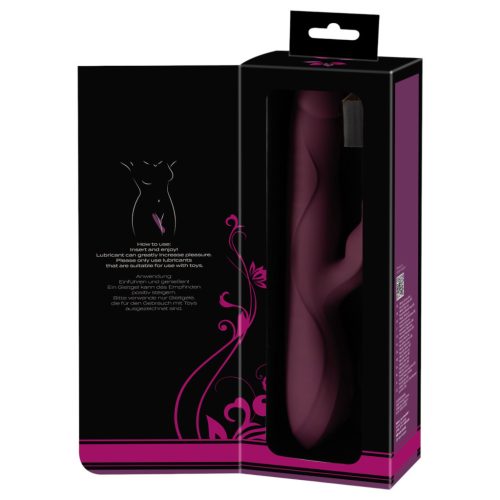 Javida - 3in1 lökő, forgó gyöngyös vibrátor (lila)