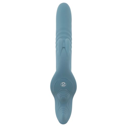 You2Toys - 3 részes felcsatolható nyuszis lökővibrátor távirányítóval (kék)