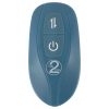 You2Toys - 3 részes felcsatolható nyuszis lökővibrátor távirányítóval (kék)