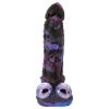 Beasty Cocks Firefly Fantasies - melegítős lökő fantázia vibrátor (kék) - 23,4 cm