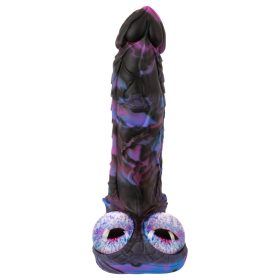   Beasty Cocks Firefly Fantasies - melegítős lökő fantázia vibrátor (kék) - 23,4 cm