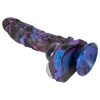 Beasty Cocks Firefly Fantasies - melegítős lökő fantázia vibrátor (kék) - 23,4 cm