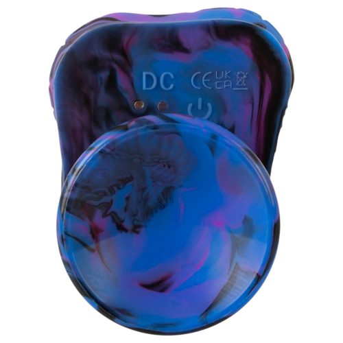 Beasty Cocks Firefly Fantasies - melegítős lökő fantázia vibrátor (kék) - 23,4 cm