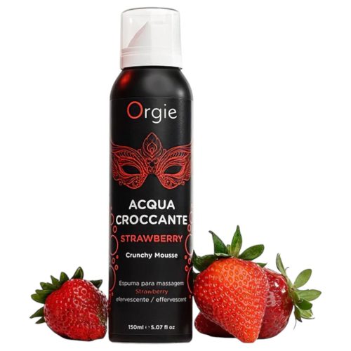 Orgie Acqua Croccante - masszázs hab - eper (150ml)