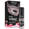 Orgie Dual Vibe - unisex folyékony vibrátor - Eper - Gin Tonic (15ml)