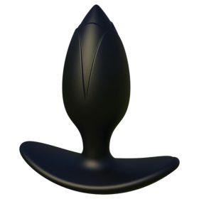   Kangvo - mágneses felfújható análplug görgőgolyóval (fekete)