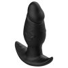 Kangvo - mágneses felfújható fantasy dildó nagy (fekete)