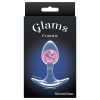 NS Novelties - átlászó butt plug - S (pink)