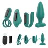 Sex HD 4 részes, akkus, távirányítós vibrátorszett – zöld