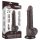 Lovetoy Sliding-Skin - herés kétrétegű dildó - 19,5 cm (barna)