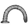 Lovetoy King Sized - extra nagy vibrátor - 40,5 cm (szürke)
