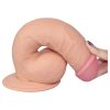 Lovetoy Ultra Soft - rugalmas, élethű dildó - 21,5cm (natúr)