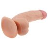 Lovetoy Ultra Soft - rugalmas, élethű dildó - 21,5cm (natúr)