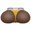 Lovetoy Streetgirl's 12 - művagina torzó és tanga (sötét testszínű)