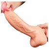 Lovetoy Nature Cock - kétrétegű élethű dildó - 25 cm (testszínű)