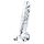 Lovetoy Flawless Clear - tapadókorongos dildó - 19cm (átlátszó)