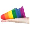 Lovetoy Prider - anál tágító plug - 15cm (szivárvány)