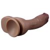 Lovetoy Nature Cock - kétrétegű élethű dildó - 26 cm (testszínű)