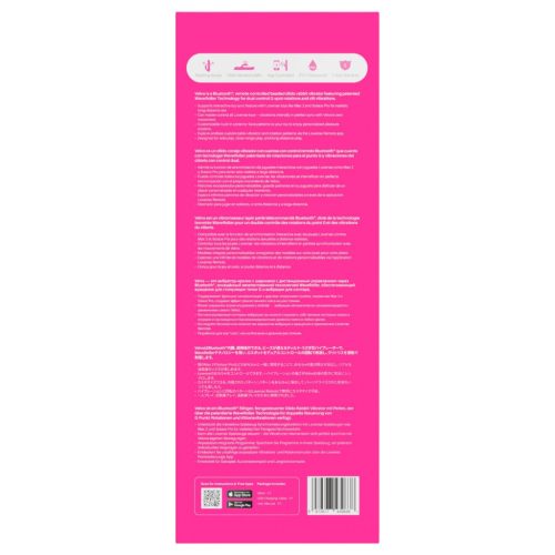 Lovense Velvo – App-vezérelt gyöngyös vibrátor (pink)