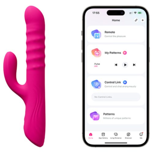 Lovense Velvo – App-vezérelt gyöngyös vibrátor (pink)