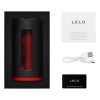 LELO F1s V3 - interaktív maszturbátor (piros)