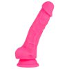 Blush Neo - tapadókorongos dildó - 19cm (pink)