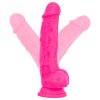 Blush Neo - tapadókorongos dildó - 19cm (pink)