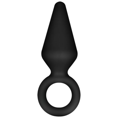 Anal Adventures Platinum S - anál plug (fekete) - kicsi