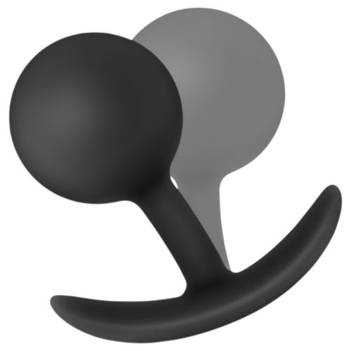 Anal Adventures Platinum - anál plug (fekete)
