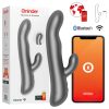 Oninder Oslo - appos, forgó csiklókaros vibrátor (fekete)