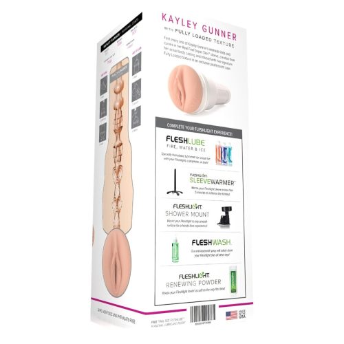 Fleshlight Kayley Gunner - élethű vagina (natúr)