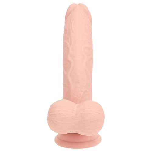 RealRock - dupla sűrűségű élethű vibrátor (testszínű) - 18 cm