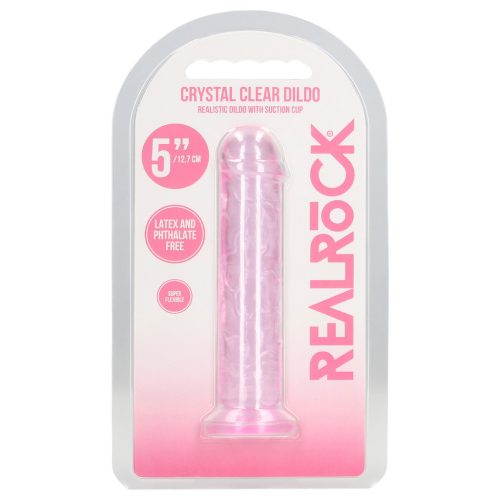 RealRock - élethű dildó tapadókoronggal (rózsaszín) - 12,7 cm