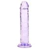 RealRock - élethű dildó tapadókoronggal (lila) - 12,7 cm