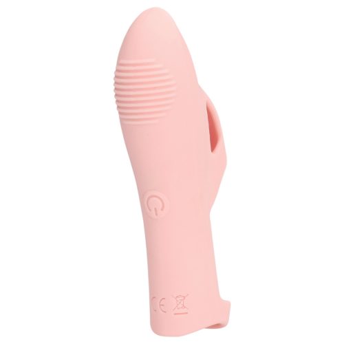 Loveline - bordázott ujjvibrátor (pink)