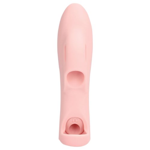Loveline - bordázott ujjvibrátor (pink)