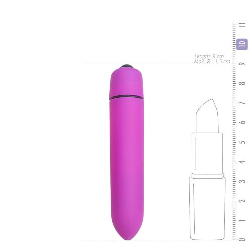 EasyToys Bullet - vízálló rúdvibrátor (lila)