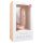 Easytoys - tapadókorongos, herés dildó (22,5cm) - natúr