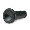 Easytoys - tapadókorongos élethű dildó (15,5cm) - fekete