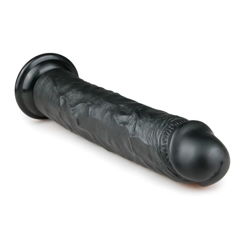 Easytoys - tapadókorongos extra nagy dildó (28,5cm) - fekete