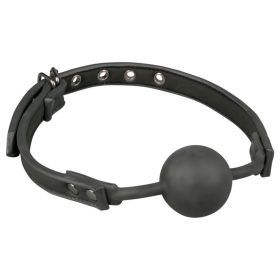 Easytoys - szájpecek szilikon labda (fekete)