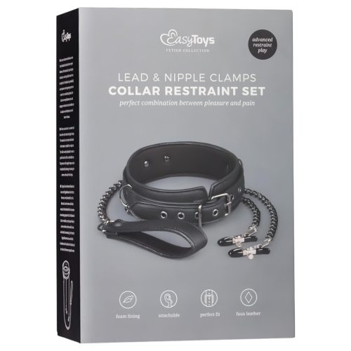 Easytoys - bimbócsipesz, nyakörv szett és póráz (4 részes)