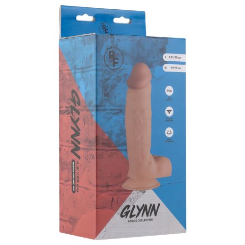 Real Fantasy Glynn - herés élethű dildó - 25 cm (testszínű)