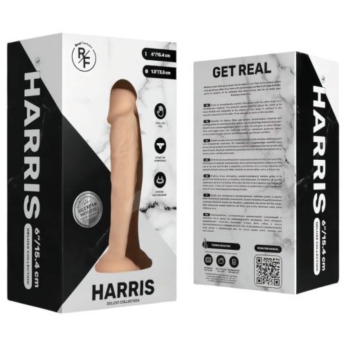 Real Fantasy Harris - élethű dildó - 15 cm (testszínű)