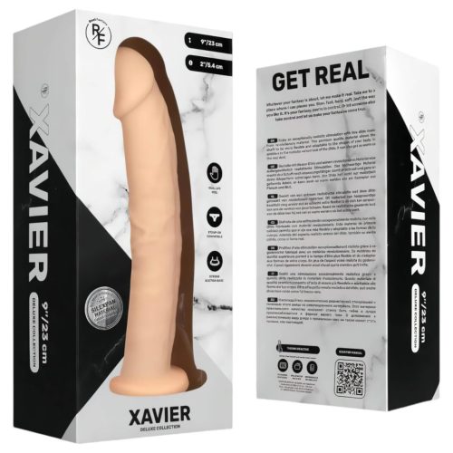 Real Fantasy Xavier - élethű dildó - 23 cm (testszínű)